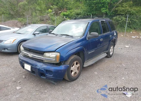 2002 Chevrolet Trailblazer Ls из США, поврежденный, VIN 1GNDS13S322179535